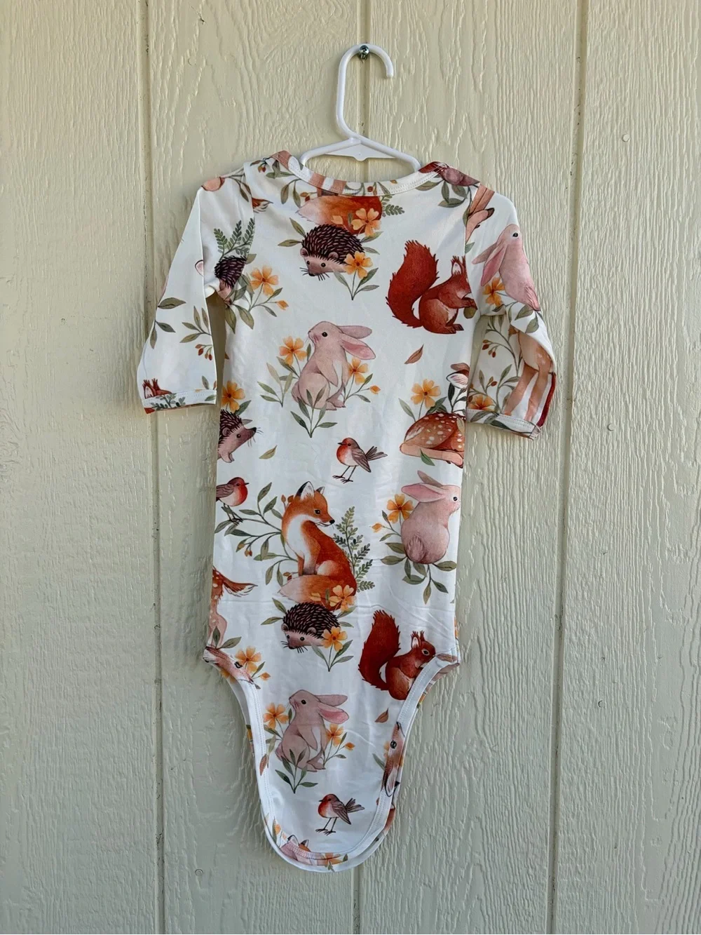 Baby girl pajamas, little sister, striped, long sleeve Size 6/12 Months